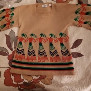 Riddles 1970s Egyptian Sweater